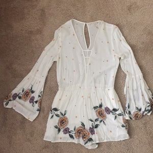 Boho Floral Romper